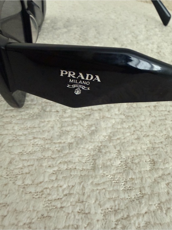 Prada Black Geometric Square Sunglasses main image 4